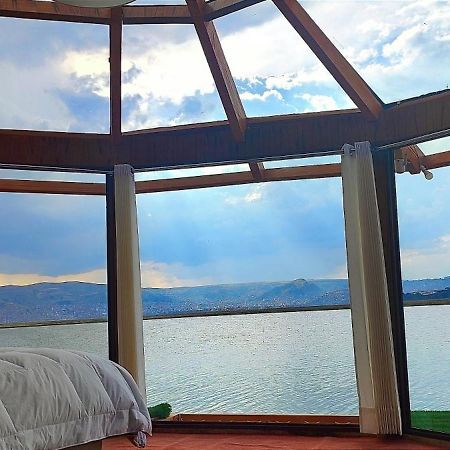 Titicaca Habitacion Panoramica Vista Al Amanecer Villa Puno Eksteriør billede