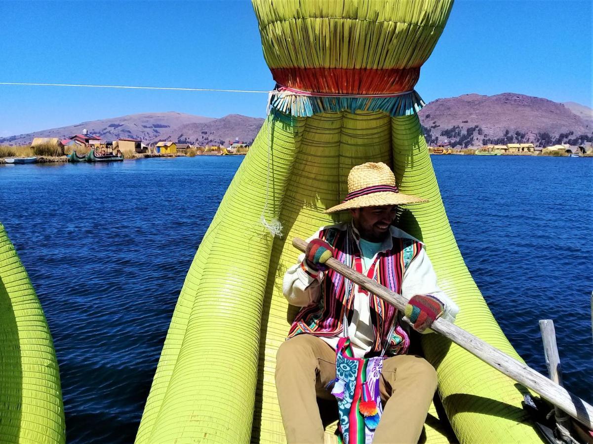 Titicaca Habitacion Panoramica Vista Al Amanecer Villa Puno Eksteriør billede