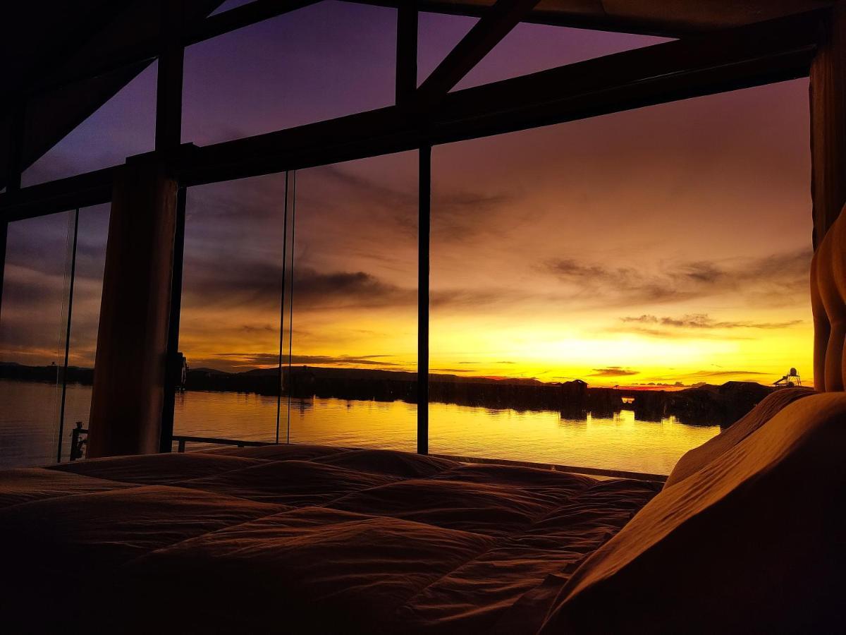 Titicaca Habitacion Panoramica Vista Al Amanecer Villa Puno Eksteriør billede