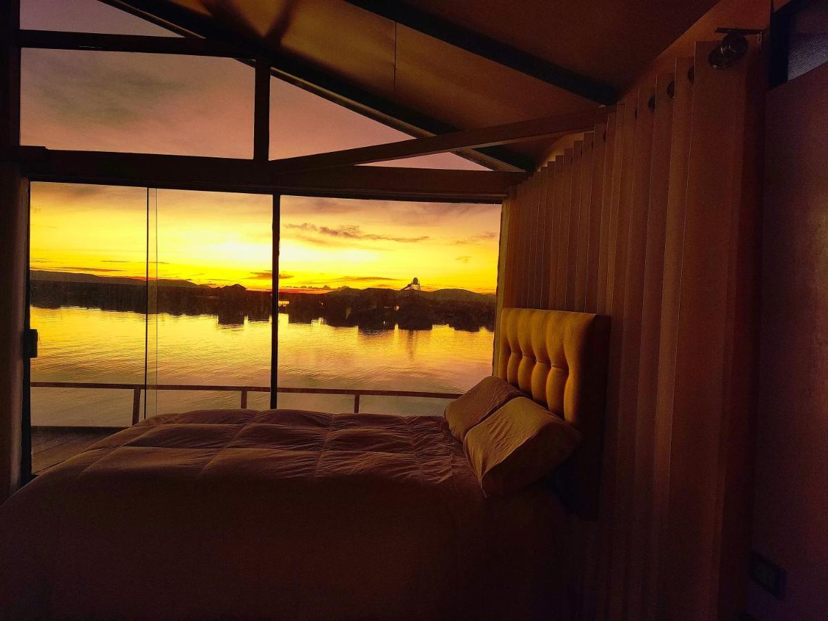 Titicaca Habitacion Panoramica Vista Al Amanecer Villa Puno Eksteriør billede