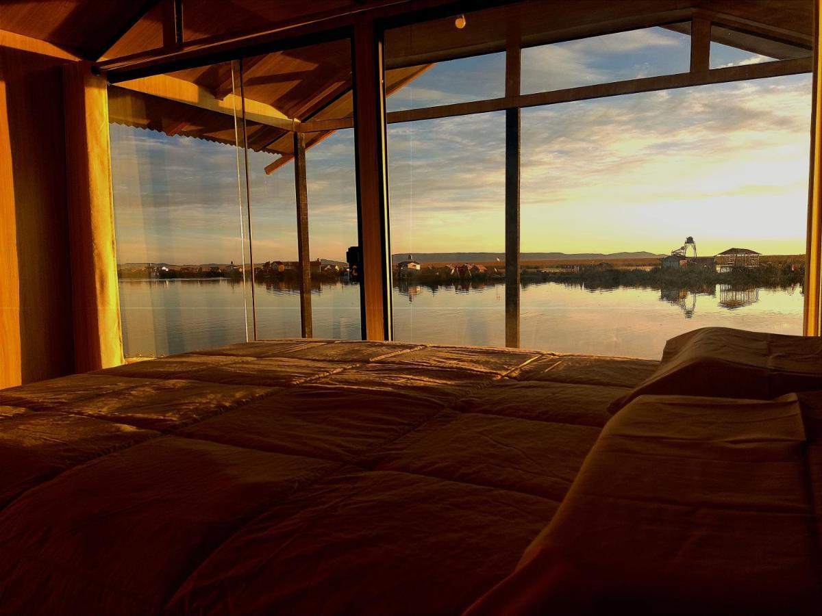 Titicaca Habitacion Panoramica Vista Al Amanecer Villa Puno Eksteriør billede