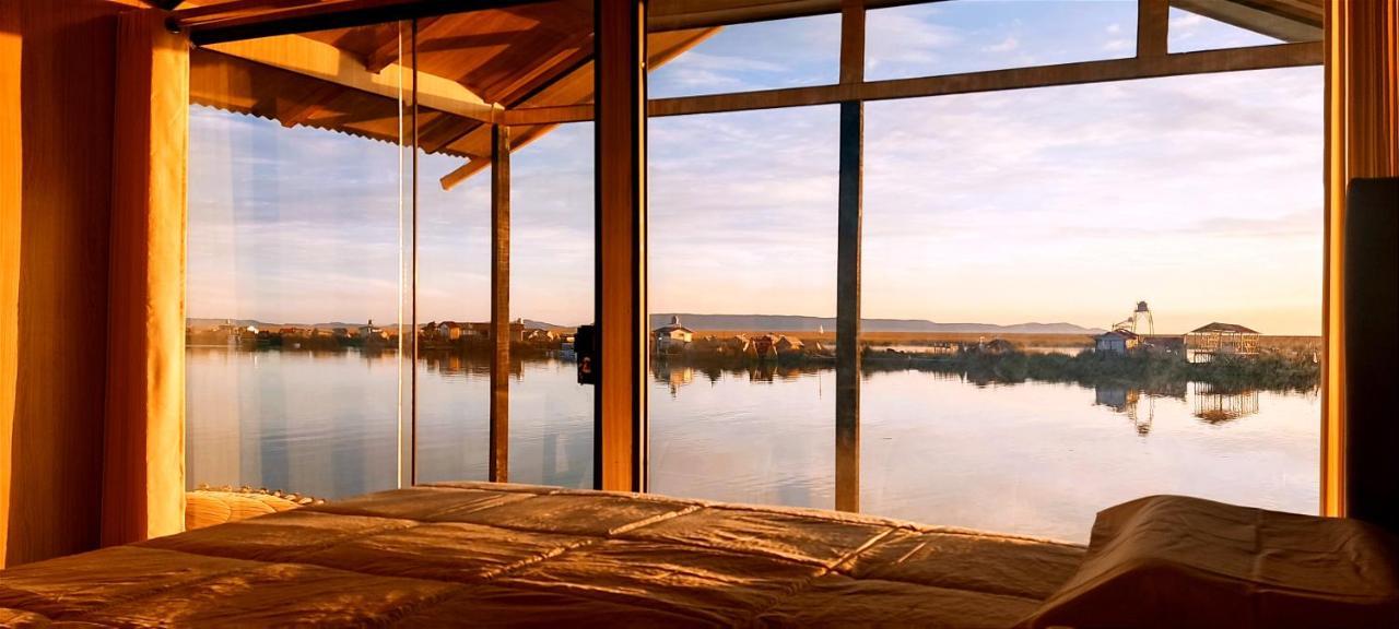 Titicaca Habitacion Panoramica Vista Al Amanecer Villa Puno Eksteriør billede
