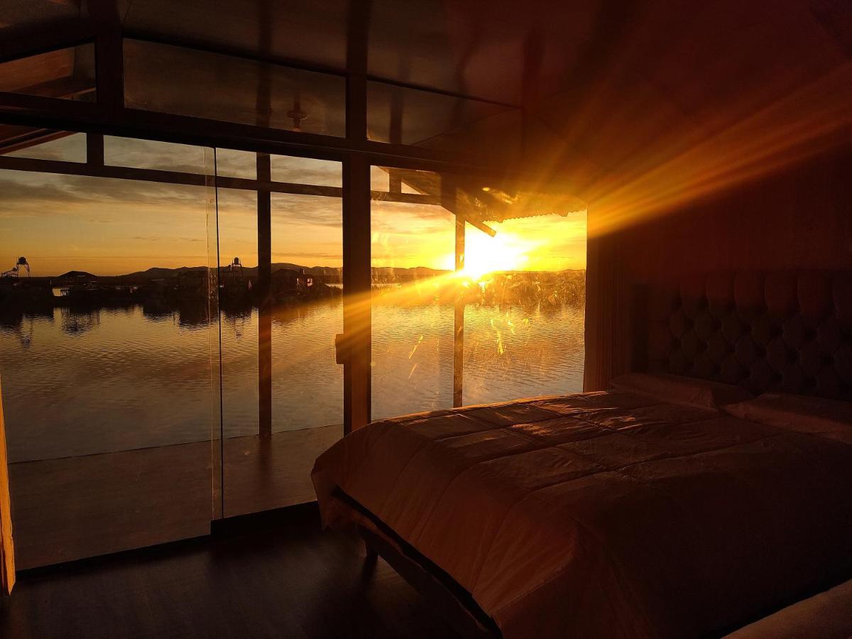 Titicaca Habitacion Panoramica Vista Al Amanecer Villa Puno Eksteriør billede