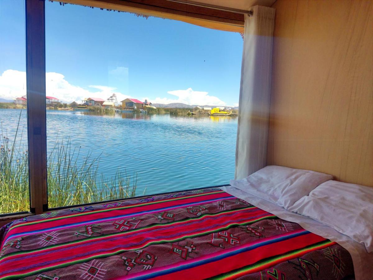 Titicaca Habitacion Panoramica Vista Al Amanecer Villa Puno Eksteriør billede