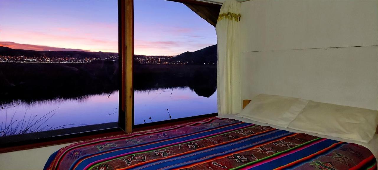 Titicaca Habitacion Panoramica Vista Al Amanecer Villa Puno Eksteriør billede