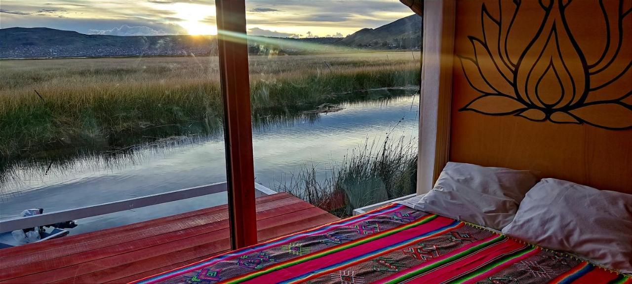 Titicaca Habitacion Panoramica Vista Al Amanecer Villa Puno Eksteriør billede