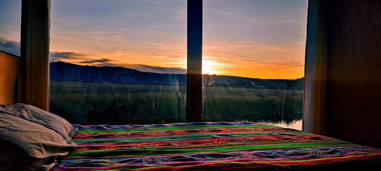 Titicaca Habitacion Panoramica Vista Al Amanecer Villa Puno Eksteriør billede