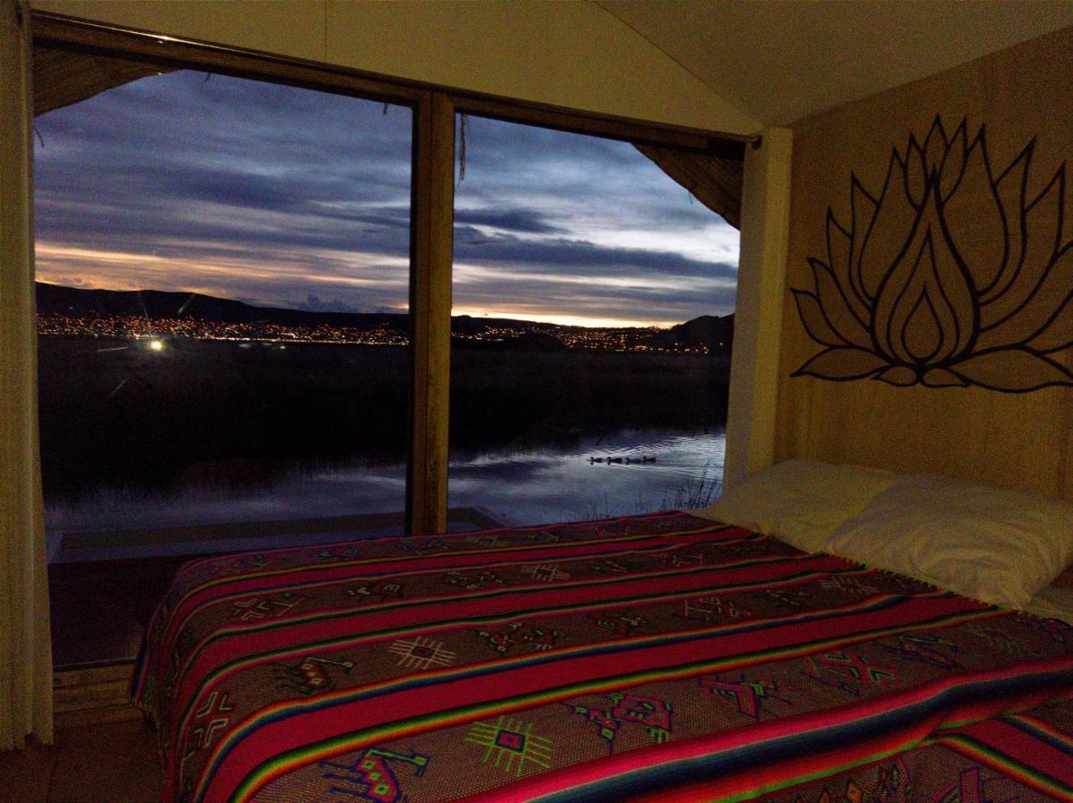 Titicaca Habitacion Panoramica Vista Al Amanecer Villa Puno Eksteriør billede