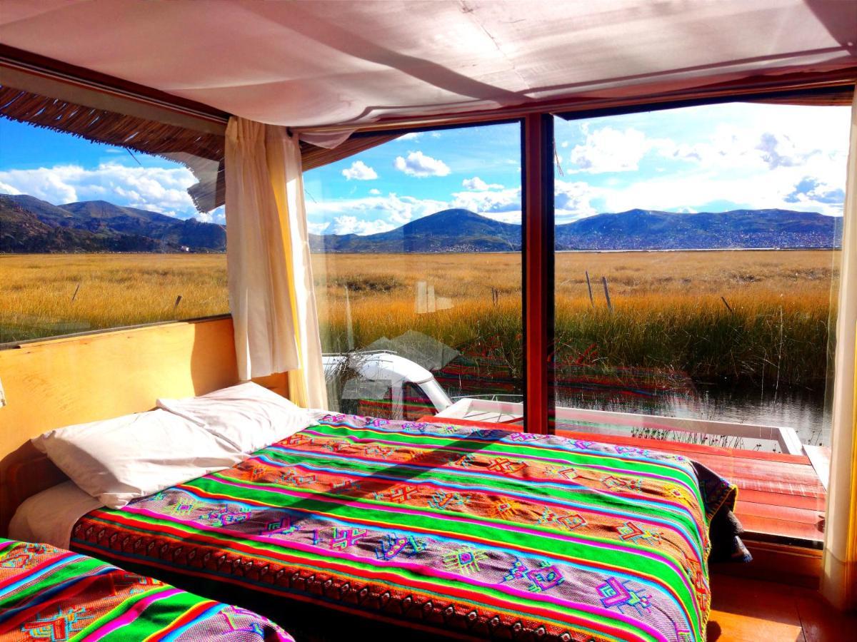 Titicaca Habitacion Panoramica Vista Al Amanecer Villa Puno Eksteriør billede
