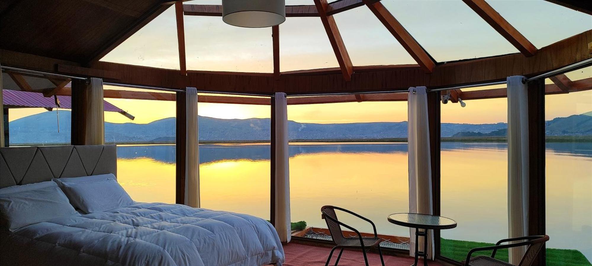 Titicaca Habitacion Panoramica Vista Al Amanecer Villa Puno Eksteriør billede