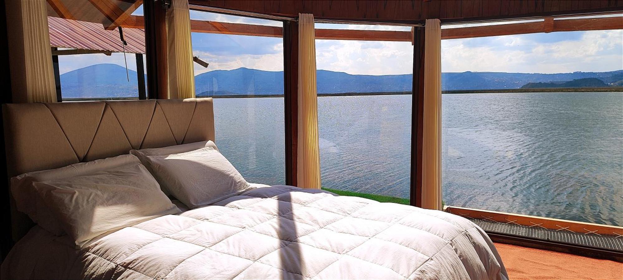 Titicaca Habitacion Panoramica Vista Al Amanecer Villa Puno Eksteriør billede
