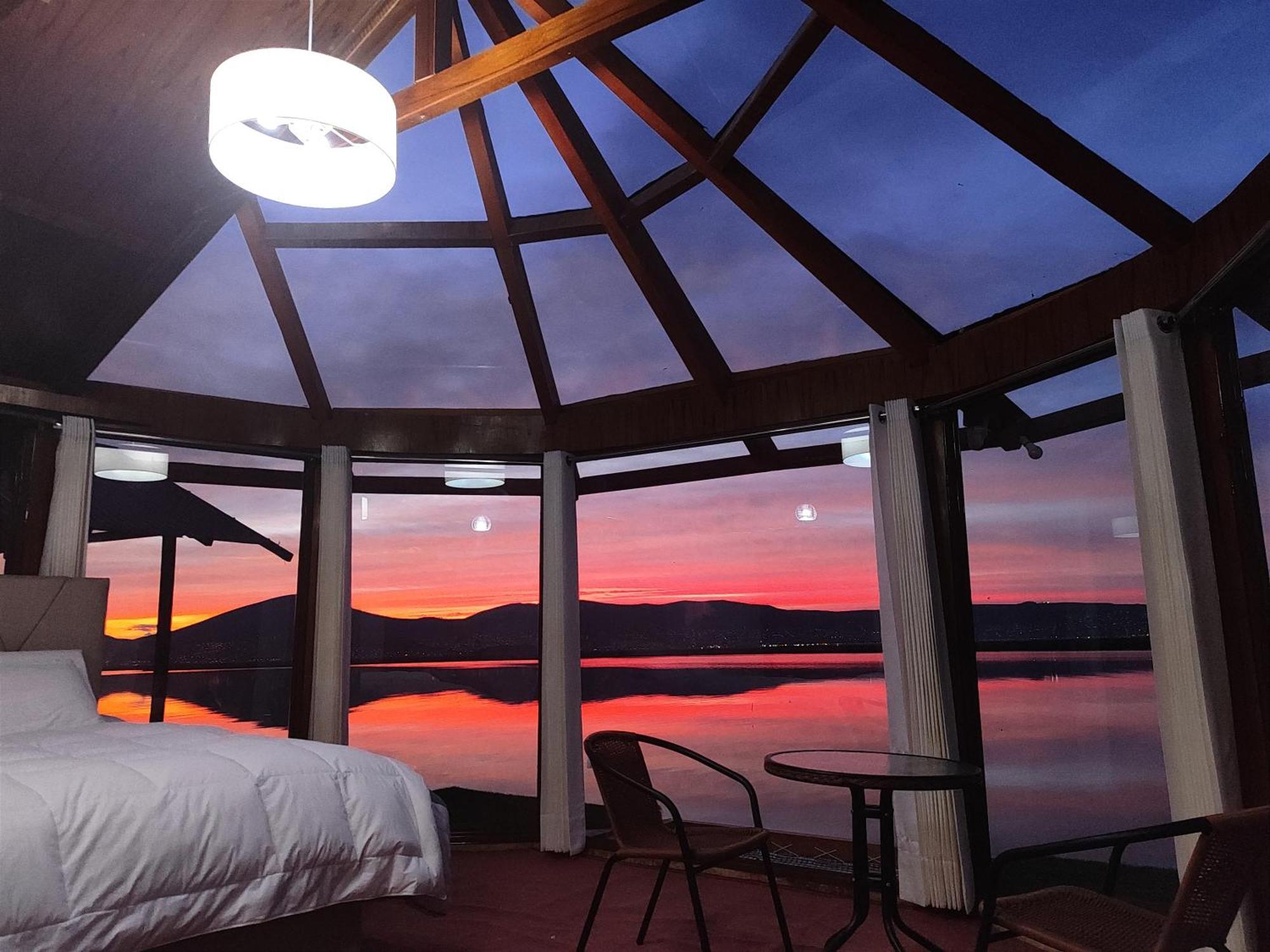 Titicaca Habitacion Panoramica Vista Al Amanecer Villa Puno Eksteriør billede
